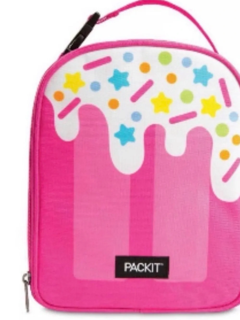 Kids Pink Ice Cream Sprinkles Lunch Tote